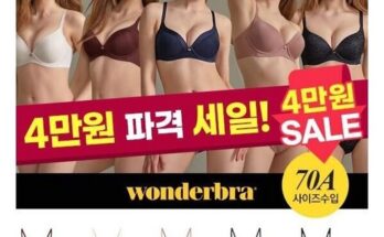 놓치면 후회할 원더브라 퍼펙트 노와이어 프리컷 브라팬티 15종 베스트5