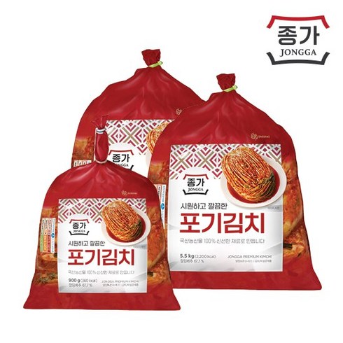 전문가 추천 중부식 포기김치 11kg  포기김치(중부식 900g 베스트5